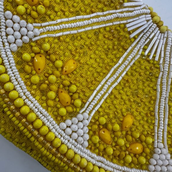 Mary Frances Tart Lemon Beaded Crossbody Bag - Picture 5 of 8